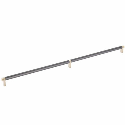 Emtek - Select Cabinet Pull 24 Inch C-C, Rectangular Stem, Smooth Bar