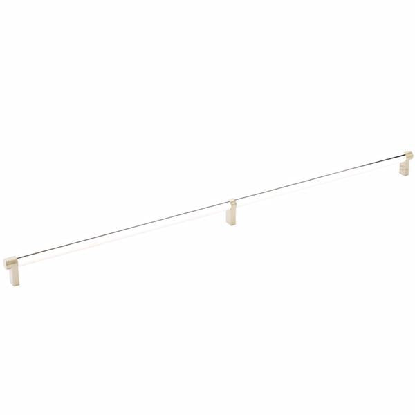 Emtek - Select Cabinet Pull 24 Inch C-C, Rectangular Stem, Smooth Bar