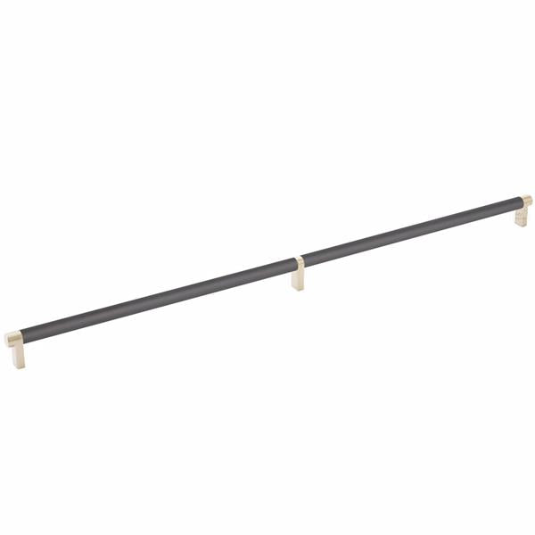 Emtek - Select Cabinet Pull 24 Inch C-C, Rectangular Stem, Smooth Bar