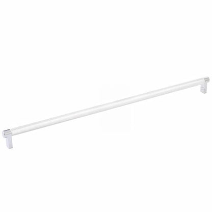 Emtek - Select Cabinet Pull 18 Inch C-C, Rectangular Stem, Knurled Bar