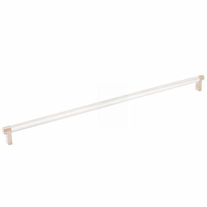Emtek - Select Cabinet Pull 18 Inch C-C, Rectangular Stem, Knurled Bar