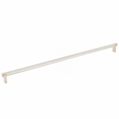 Emtek - Select Cabinet Pull 18 Inch C-C, Rectangular Stem, Knurled Bar