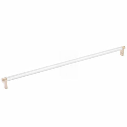 Emtek - Select Cabinet Pull 18 Inch C-C, Rectangular Stem, Knurled Bar