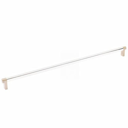 Emtek - Select Cabinet Pull 18 Inch C-C, Rectangular Stem, Smooth Bar