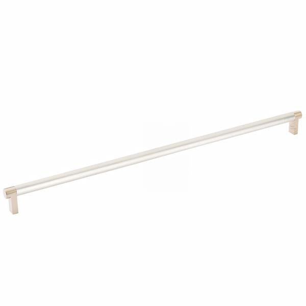 Emtek - Select Cabinet Pull 18 Inch C-C, Rectangular Stem, Smooth Bar