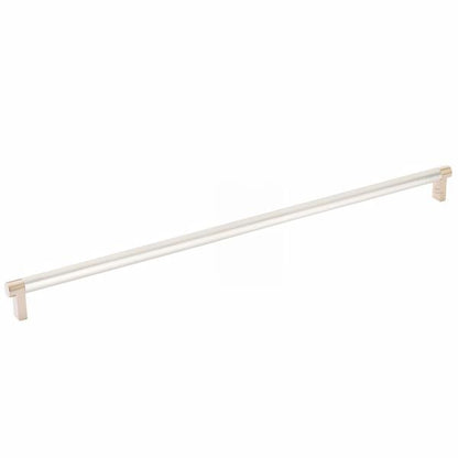 Emtek - Select Cabinet Pull 18 Inch C-C, Rectangular Stem, Smooth Bar