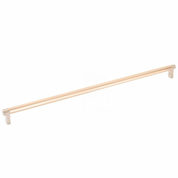 Emtek - Select Cabinet Pull 18 Inch C-C, Rectangular Stem, Smooth Bar