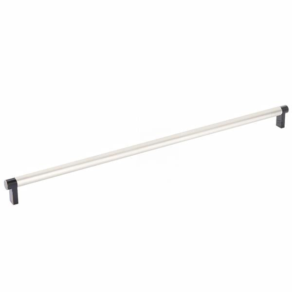 Emtek - Select Cabinet Pull 18 Inch C-C, Rectangular Stem, Smooth Bar