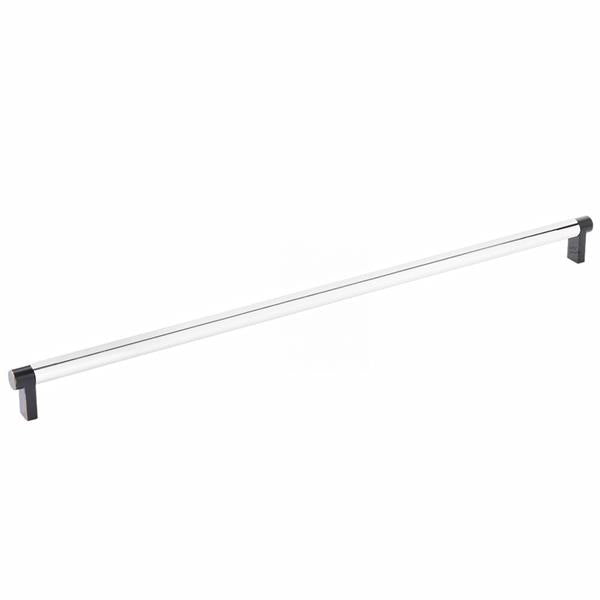 Emtek - Select Cabinet Pull 18 Inch C-C, Rectangular Stem, Smooth Bar