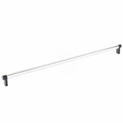 Emtek - Select Cabinet Pull 18 Inch C-C, Rectangular Stem, Smooth Bar