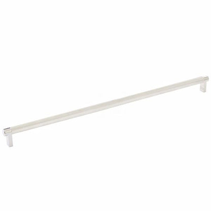 Emtek - Select Cabinet Pull 18 Inch C-C, Rectangular Stem, Knurled Bar
