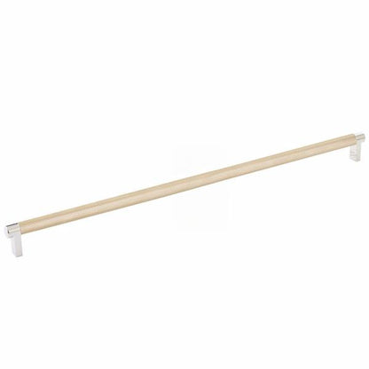 Emtek - Select Cabinet Pull 18 Inch C-C, Rectangular Stem, Knurled Bar
