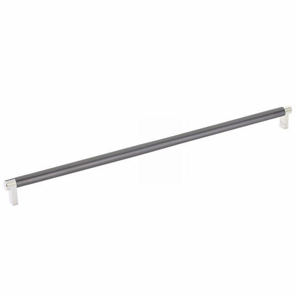 Emtek - Select Cabinet Pull 18 Inch C-C, Rectangular Stem, Smooth Bar