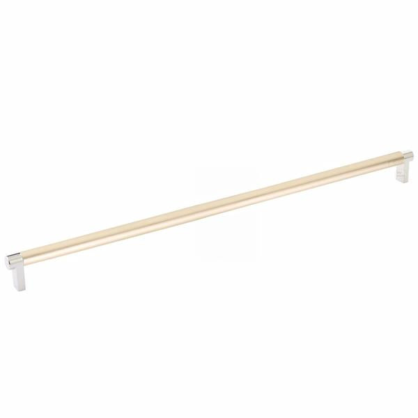 Emtek - Select Cabinet Pull 18 Inch C-C, Rectangular Stem, Smooth Bar