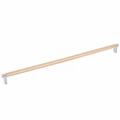 Emtek - Select Cabinet Pull 18 Inch C-C, Rectangular Stem, Knurled Bar