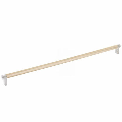 Emtek - Select Cabinet Pull 18 Inch C-C, Rectangular Stem, Knurled Bar