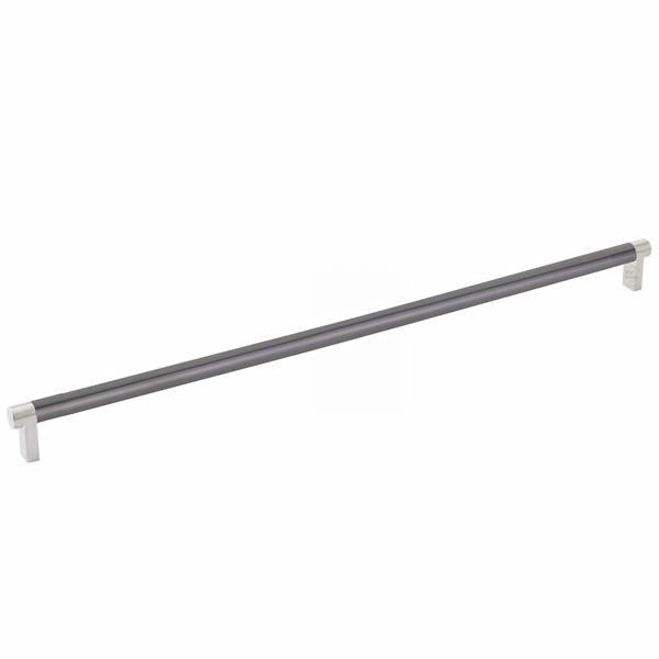 Emtek - Select Cabinet Pull 18 Inch C-C, Rectangular Stem, Smooth Bar