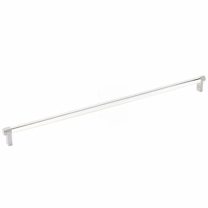 Emtek - Select Cabinet Pull 18 Inch C-C, Rectangular Stem, Smooth Bar