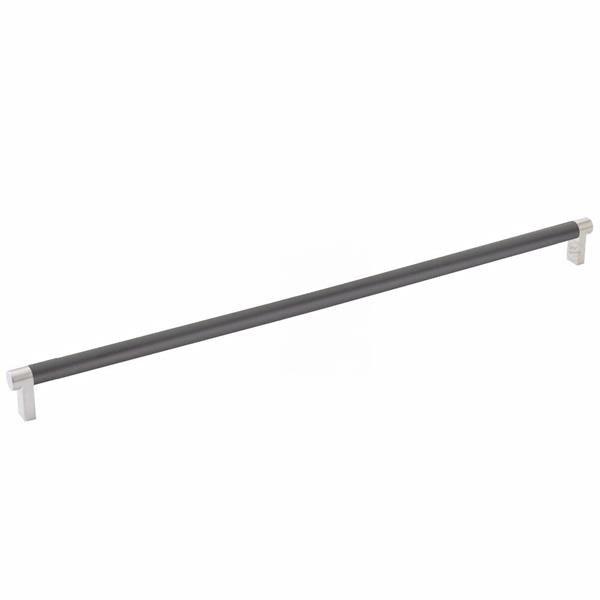 Emtek - Select Cabinet Pull 18 Inch C-C, Rectangular Stem, Smooth Bar