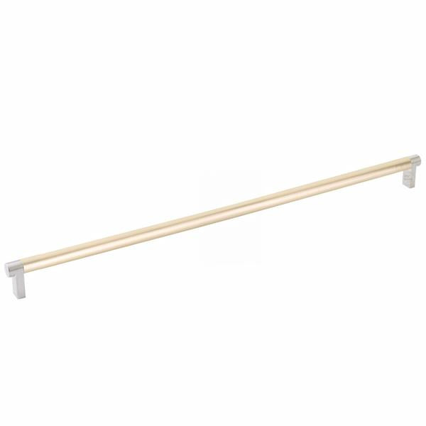 Emtek - Select Cabinet Pull 18 Inch C-C, Rectangular Stem, Smooth Bar