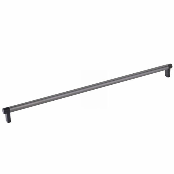Emtek - Select Cabinet Pull 18 Inch C-C, Rectangular Stem, Smooth Bar