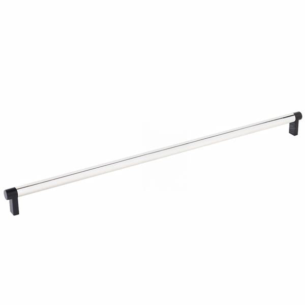 Emtek - Select Cabinet Pull 18 Inch C-C, Rectangular Stem, Smooth Bar