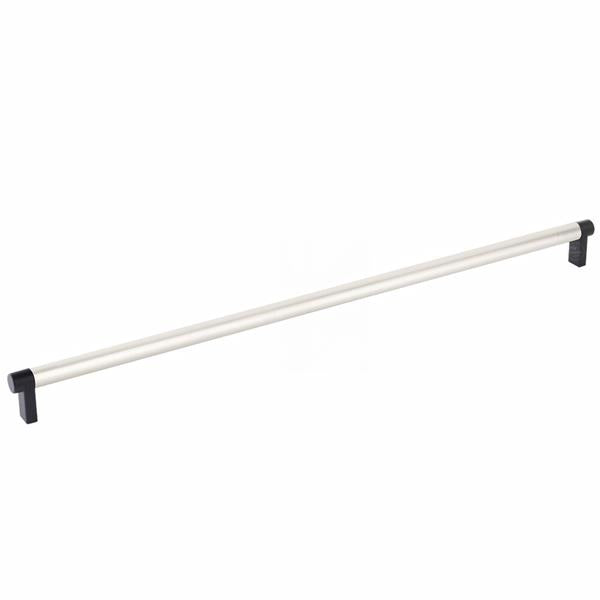 Emtek - Select Cabinet Pull 18 Inch C-C, Rectangular Stem, Smooth Bar