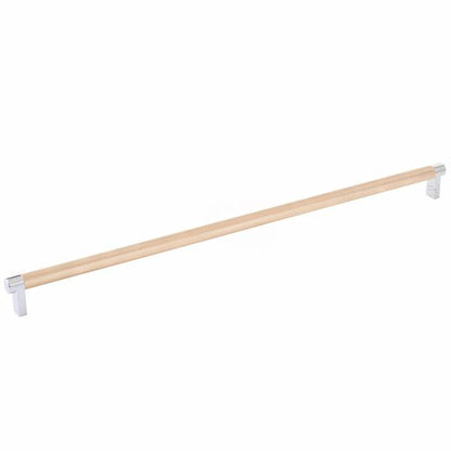 Emtek - Select Cabinet Pull 18 Inch C-C, Rectangular Stem, Knurled Bar