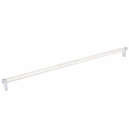 Emtek - Select Cabinet Pull 18 Inch C-C, Rectangular Stem, Knurled Bar