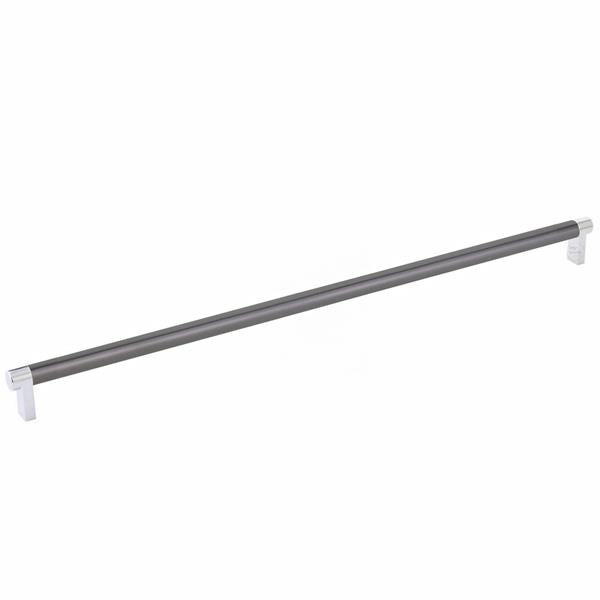 Emtek - Select Cabinet Pull 18 Inch C-C, Rectangular Stem, Smooth Bar