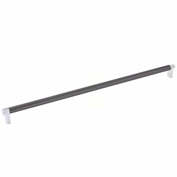 Emtek - Select Cabinet Pull 18 Inch C-C, Rectangular Stem, Smooth Bar