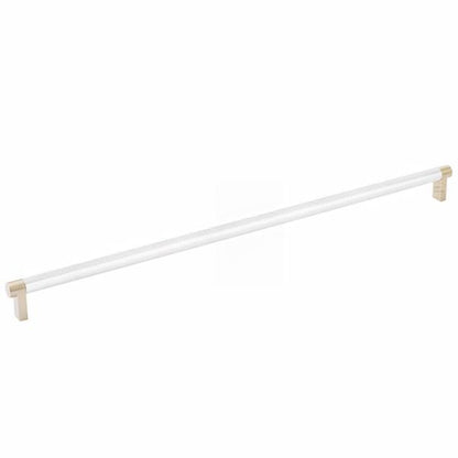 Emtek - Select Cabinet Pull 18 Inch C-C, Rectangular Stem, Knurled Bar