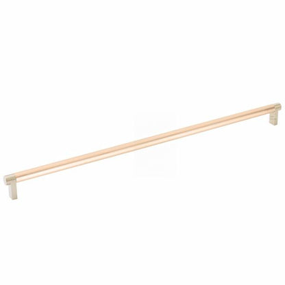 Emtek - Select Cabinet Pull 18 Inch C-C, Rectangular Stem, Smooth Bar