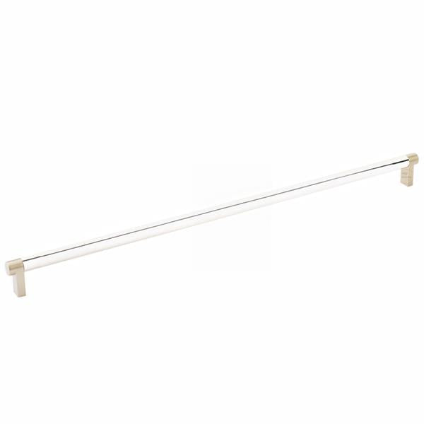 Emtek - Select Cabinet Pull 18 Inch C-C, Rectangular Stem, Smooth Bar