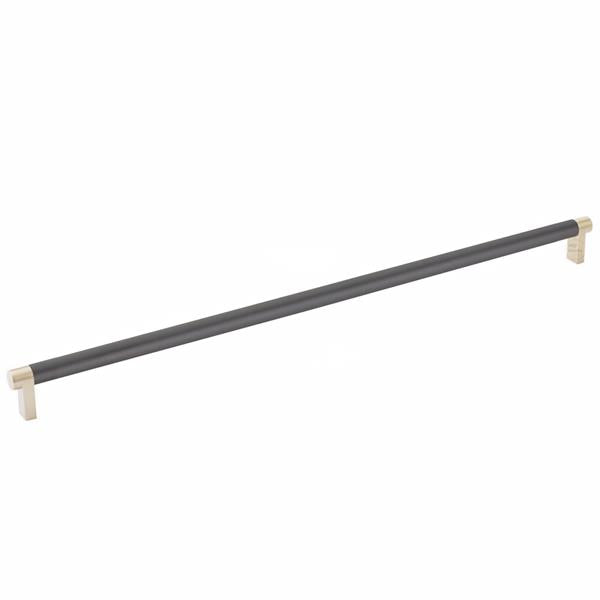 Emtek - Select Cabinet Pull 18 Inch C-C, Rectangular Stem, Smooth Bar