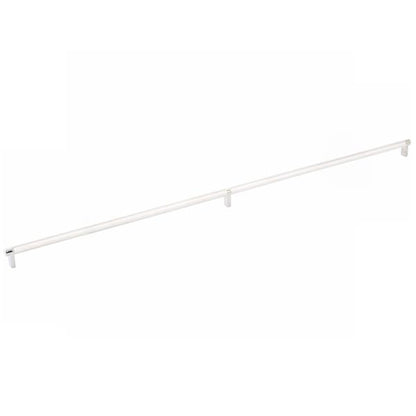 Emtek - Select Cabinet Pull 36 Inch C-C, Rectangular Stem, Knurled Bar