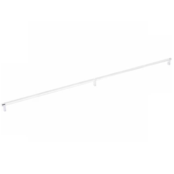 Emtek - Select Cabinet Pull 36 Inch C-C, Rectangular Stem, Knurled Bar