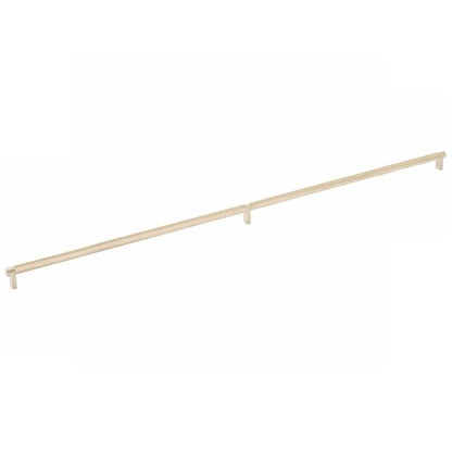 Emtek - Select Cabinet Pull 36 Inch C-C, Rectangular Stem, Knurled Bar