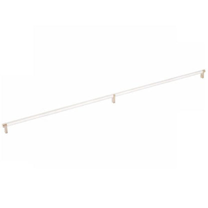 Emtek - Select Cabinet Pull 36 Inch C-C, Rectangular Stem, Knurled Bar