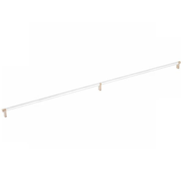 Emtek - Select Cabinet Pull 36 Inch C-C, Rectangular Stem, Knurled Bar