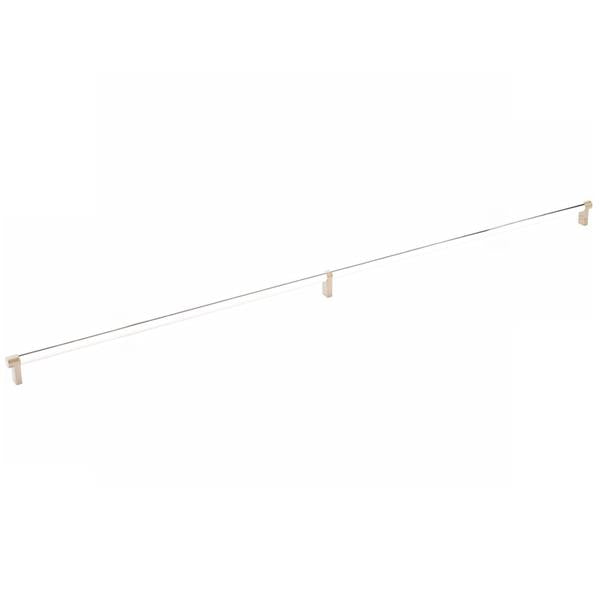 Emtek - Select Cabinet Pull 36 Inch C-C, Rectangular Stem, Smooth Bar