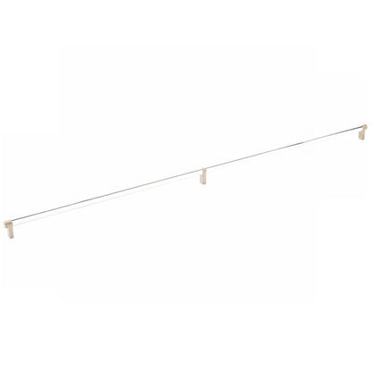 Emtek - Select Cabinet Pull 36 Inch C-C, Rectangular Stem, Smooth Bar