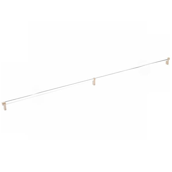 Emtek - Select Cabinet Pull 36 Inch C-C, Rectangular Stem, Smooth Bar