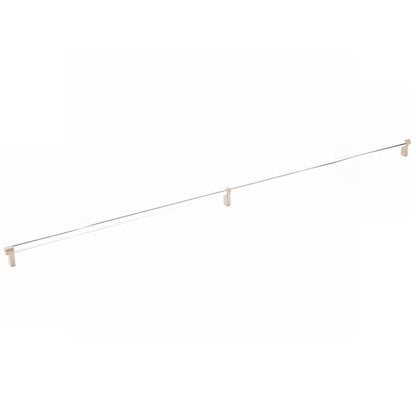 Emtek - Select Cabinet Pull 36 Inch C-C, Rectangular Stem, Smooth Bar