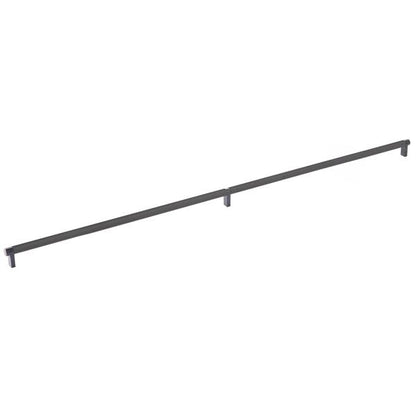 Emtek - Select Cabinet Pull 36 Inch C-C, Rectangular Stem, Knurled Bar