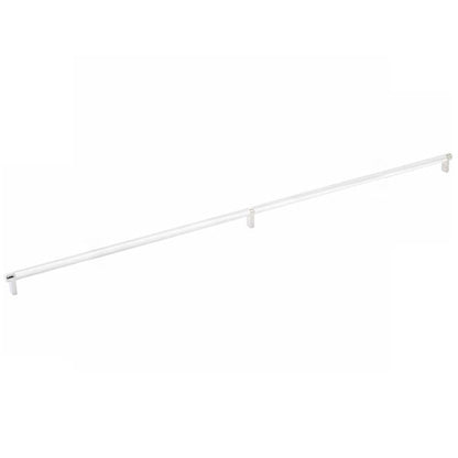 Emtek - Select Cabinet Pull 36 Inch C-C, Rectangular Stem, Knurled Bar