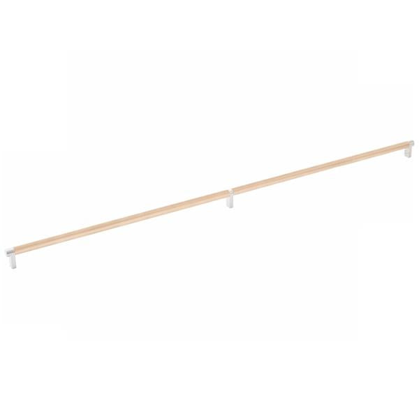 Emtek - Select Cabinet Pull 36 Inch C-C, Rectangular Stem, Knurled Bar
