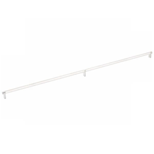 Emtek - Select Cabinet Pull 36 Inch C-C, Rectangular Stem, Knurled Bar