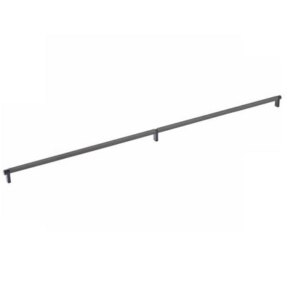 Emtek - Select Cabinet Pull 36 Inch C-C, Rectangular Stem, Knurled Bar