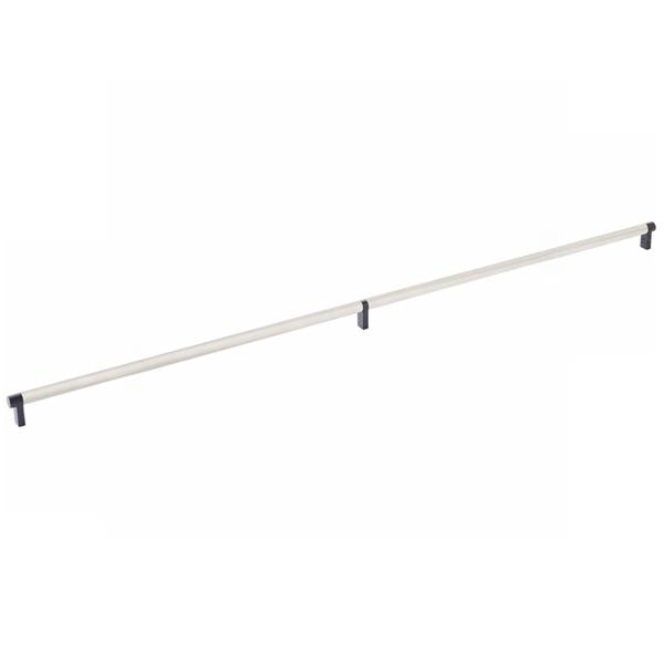 Emtek - Select Cabinet Pull 36 Inch C-C, Rectangular Stem, Knurled Bar